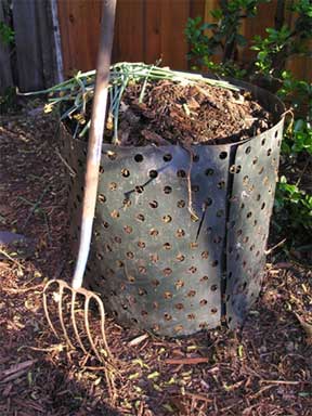 compost bin as a tube