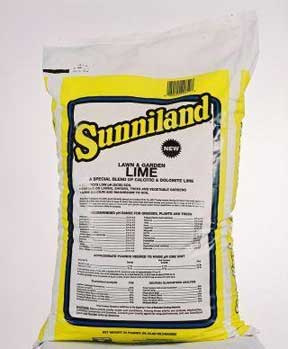 50 lb bag of dolomitic lime from Sunniland