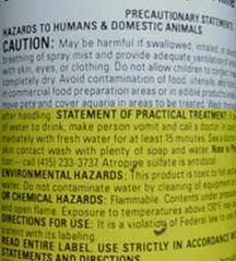 read pesticide labels before use