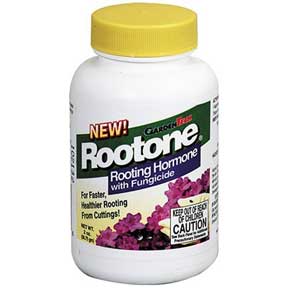 bottle of Rootone rooting powder - The Rootone Dip