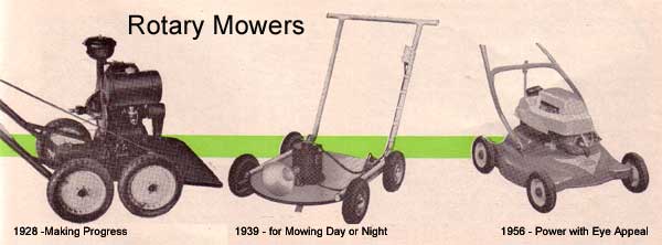 rotary mowers 1928-1956
