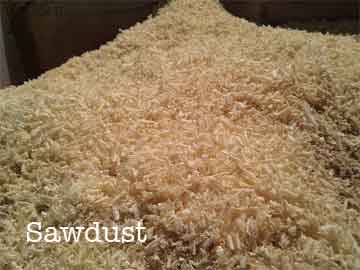 pile of sawdust