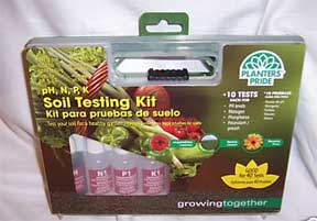 testing kit for soil and pH