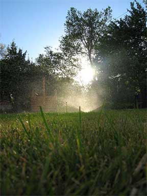 lawn sprinkler systems underground